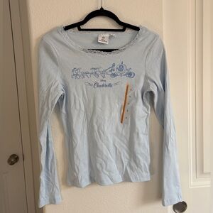 Disney Cinderella long Sleeve Lace T-shirt